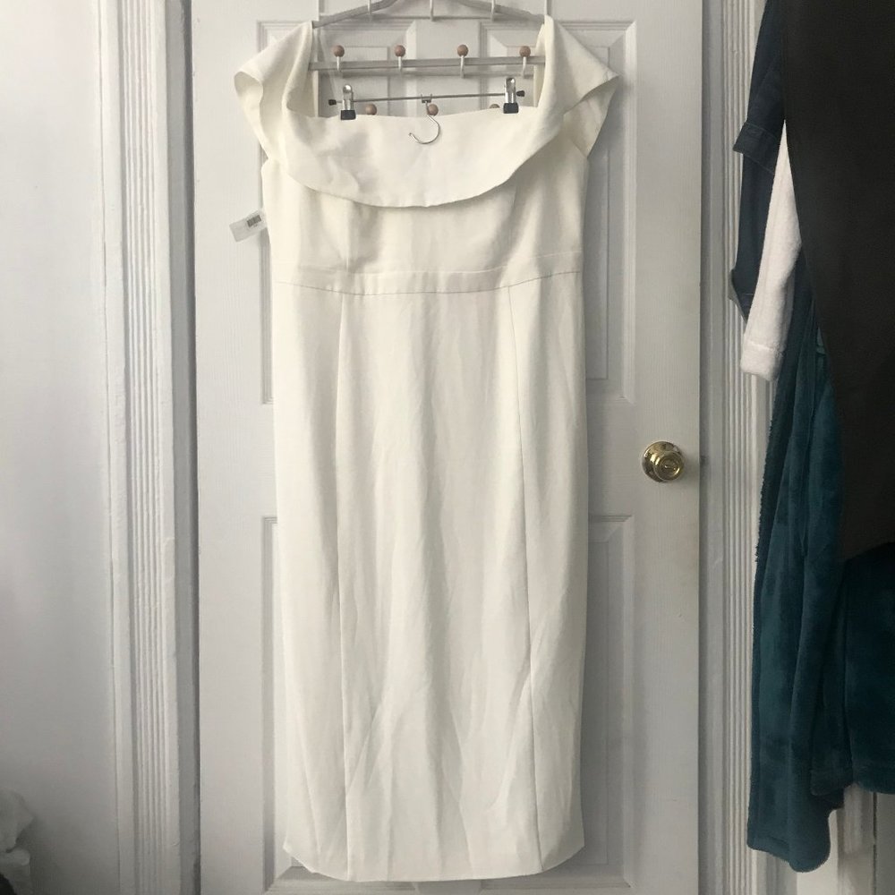NTW Fame and Partners Ivory Dress, Size 22